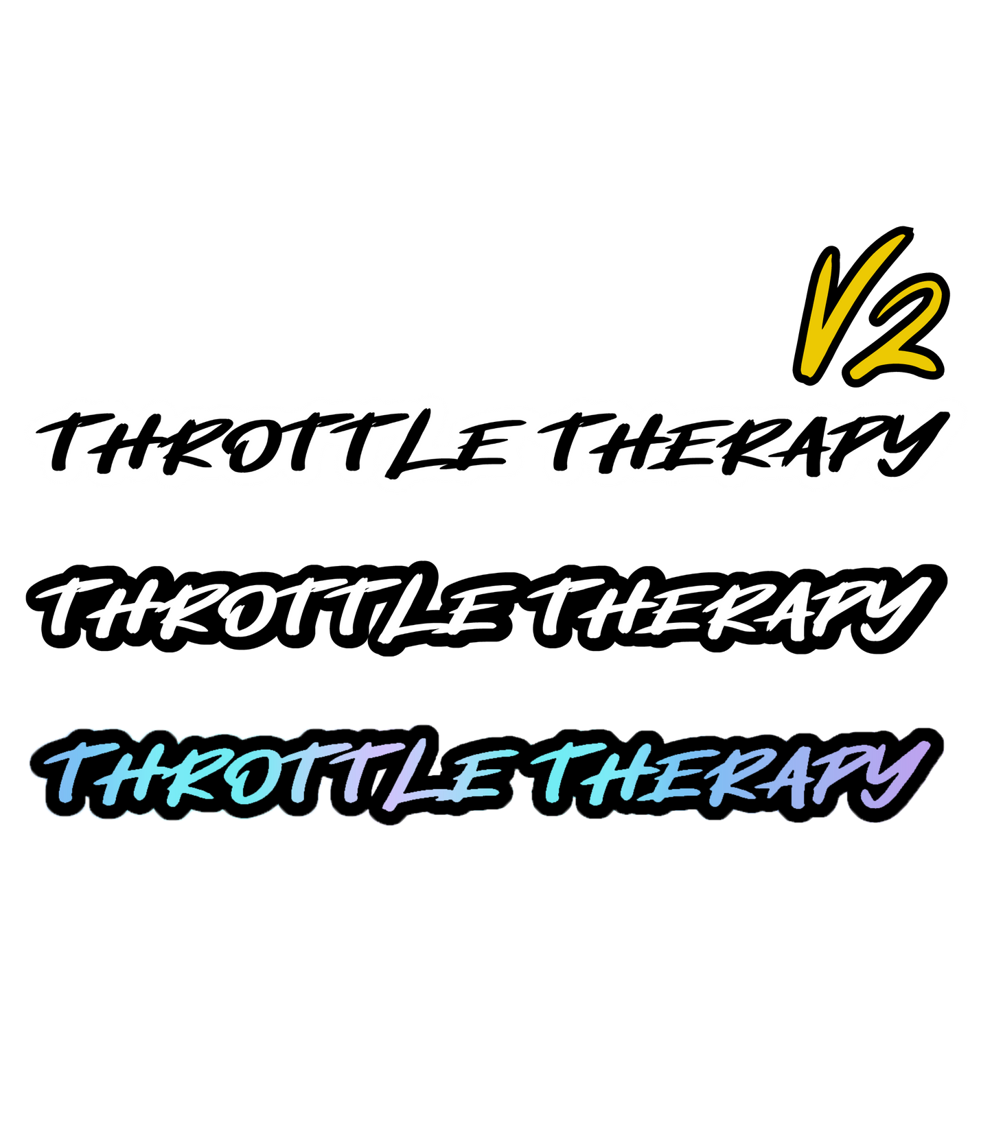 STICKER V2 | THROTTLE THERAPY